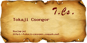 Tokaji Csongor névjegykártya